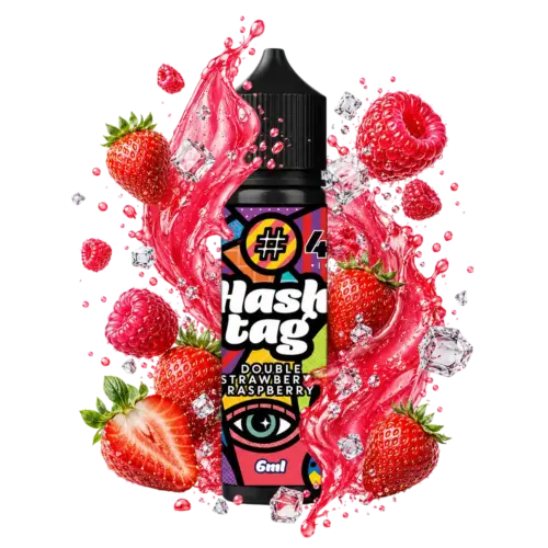 HashTag – #43 Double Strawberry Raspberry Ice – Longfill 6ml/60ml